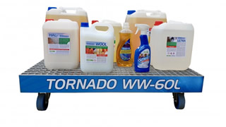 Le chariot mobile pour les produits chimiques 